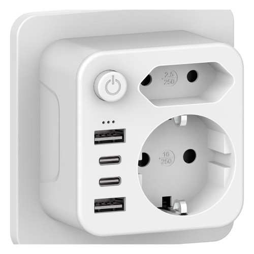 Usb mehrfachsteckdose fach - usb, 3-fach
