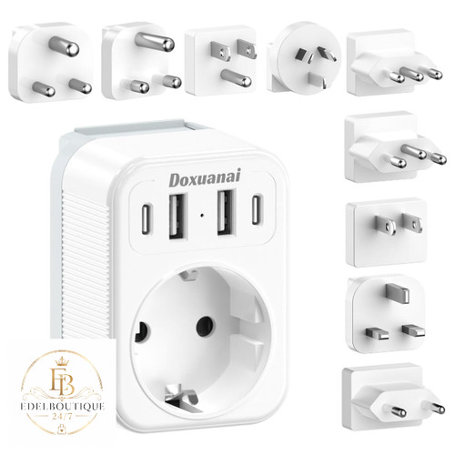 Reiseadapter set stecker - reiseadapter, 9