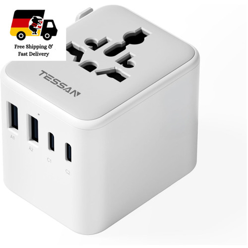 Tessan reiseadapter mit - tessan, usb