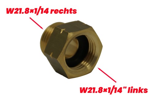 Adapterstück w21 rh - adapterstück, w21.8×1/14"